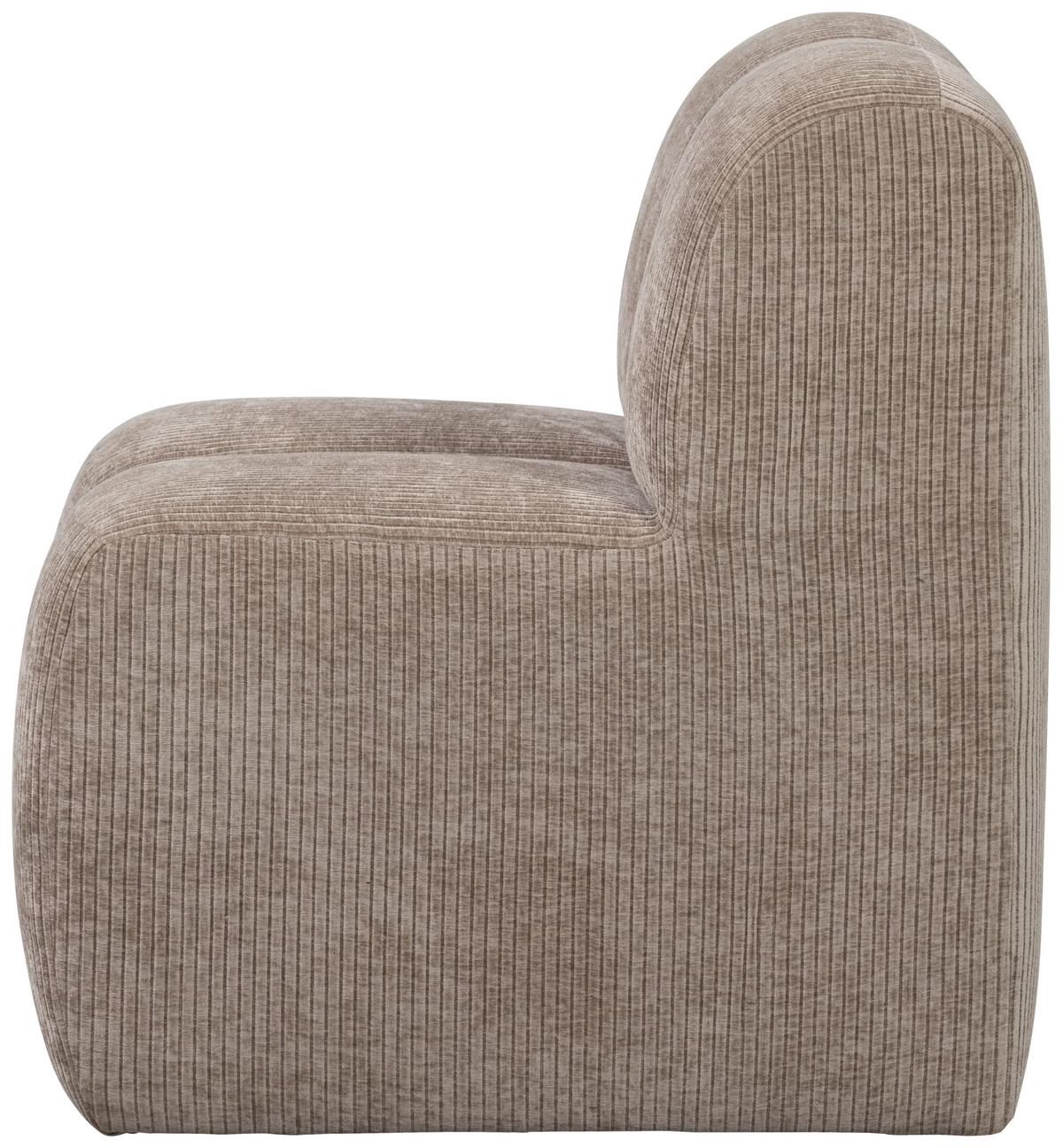 Sitzbankelement Mojo Sandfarben B: 84cm - Sandfarben, MODERN, Kunststoff/Textil (84/83/73cm) - Livetastic