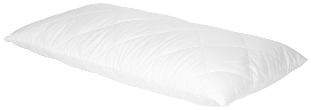 PODUSZKA POD GŁOWĘ MF60°C GESTEPPT - biały, Basics, tkanina (40/80cm)