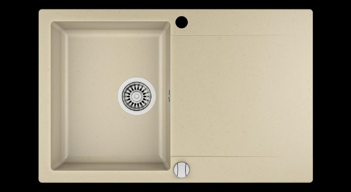 Chiuvetă TEKA CLIVO 45 B TQ TOPAZ BEIGE - Modern (78/49,5cm) - Teka
