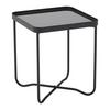 SIDOBORD NOBILE -TREND- - svart, Modern, metall/glas (37/42/37cm) - Premium Living