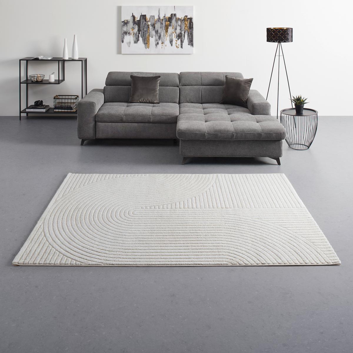 Szőtt Szőnyeg Elio 120/170 - krémszínű, Modern, textil (120/170cm) - Mömax