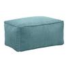 Hocker Caroline Petrol - Petrol, MODERN, Textil (80/38/50cm) - Mömax