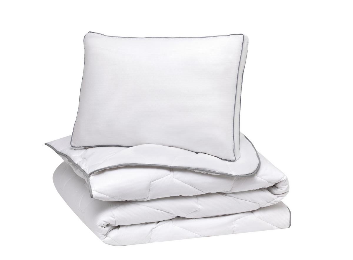 Kopfkissen Tesla Sleep ca. 80x80x12,4 cm Weiß - Weiß, Basics, Textil (80/80/12,4cm) - Yatas
