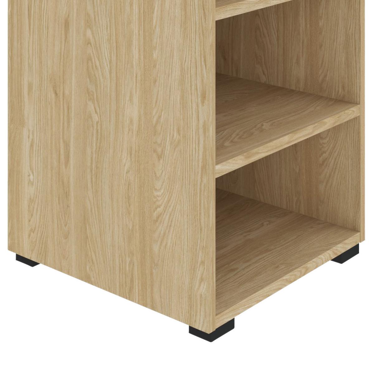 Regal Unit-Elements Maxi - boje hrasta/crna, Moderno, drvni materijal (45,6/89,6/40cm) - Based