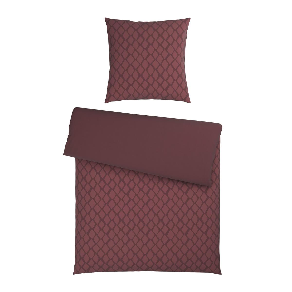 POŚCIEL DWUSTRONNA SNAKO - wiśniowoczerwony, Design, tkanina (155/220cm) - Dieter Knoll