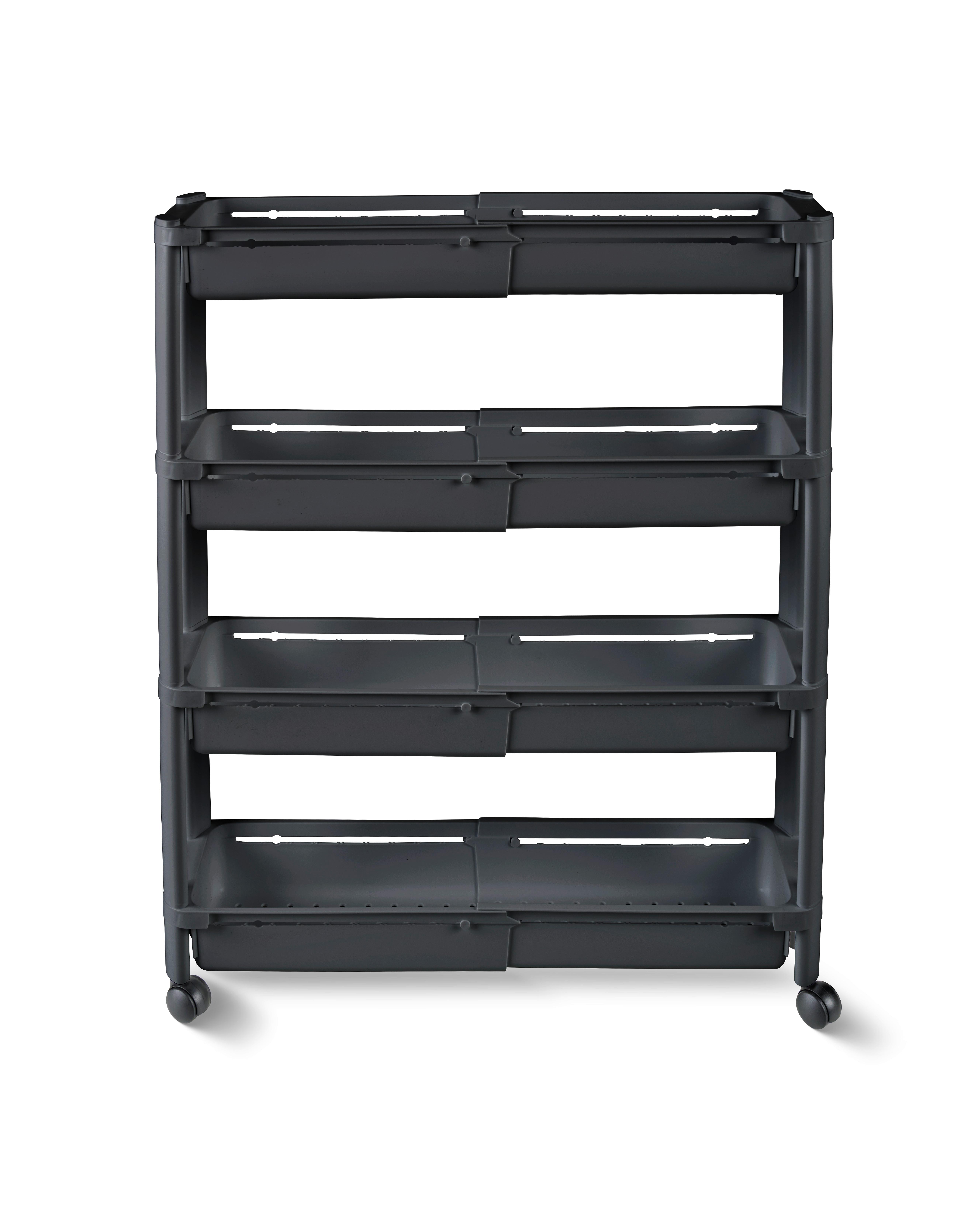 Allzweckwagen Vale Schwarz - Schwarz, KONVENTIONELL, Kunststoff (37,5/15/79cm) - Mömax