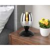 BORDSLAMPA BLACKO - kromfärg/svart, Modern, metall/glas (12,5/18cm) - Modern Living