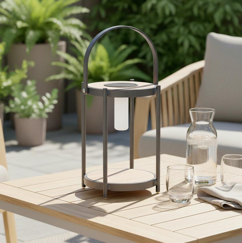 SOLCELLSLAMPA PIOLA - svart, Modern, metall/plast (20/29/20cm) - Bessagi Garden