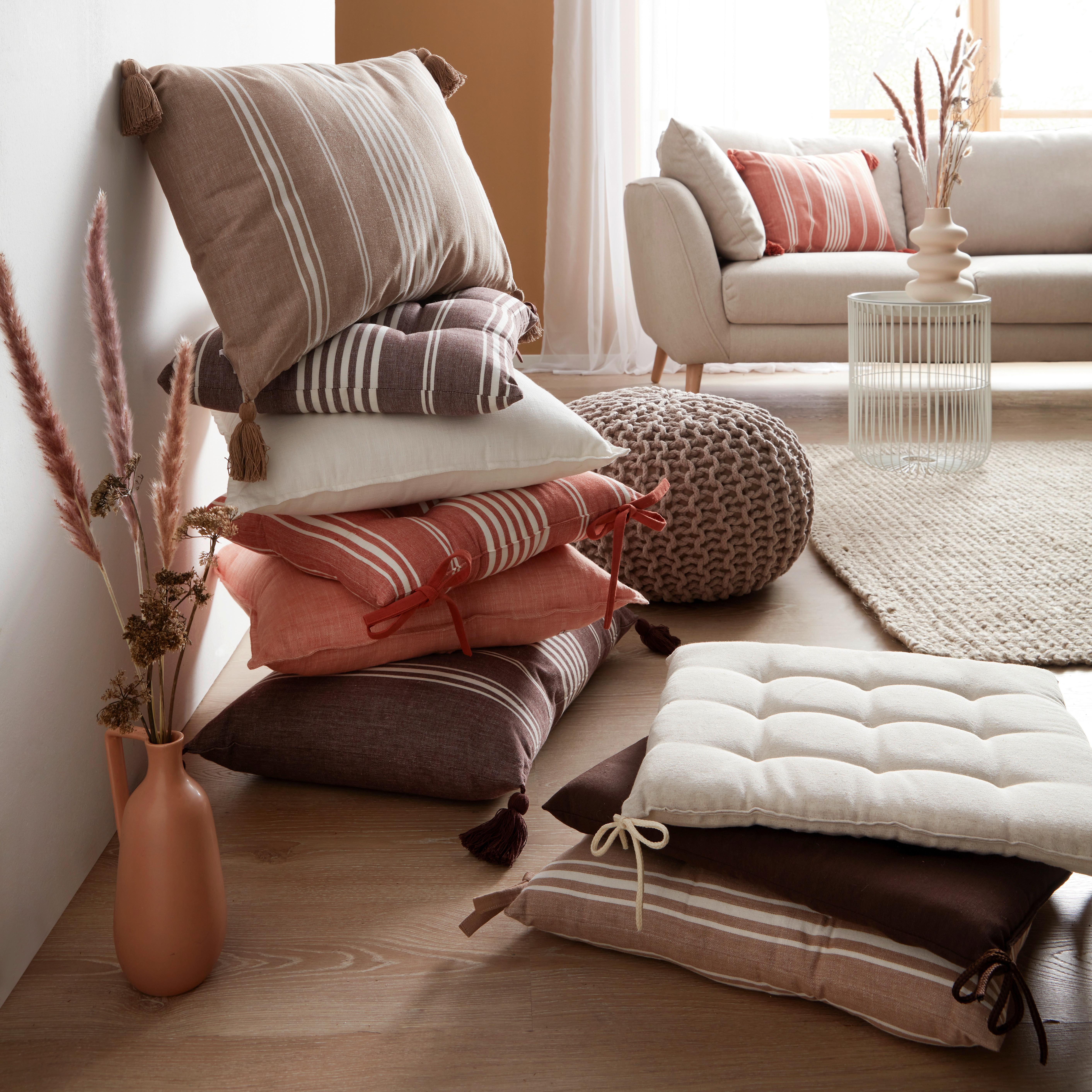Sedežna Blazina Aline -Ext- - siva (50/30cm) - Premium Living