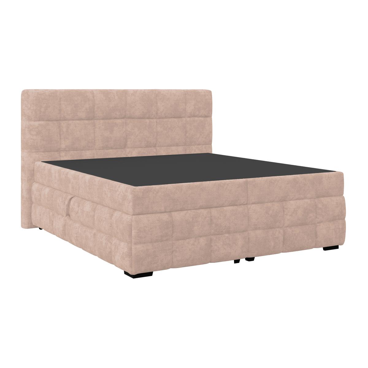 PAT BOX VEGA - bej/verde, Trend, lemn/textil (200/200cm) - Modern Living