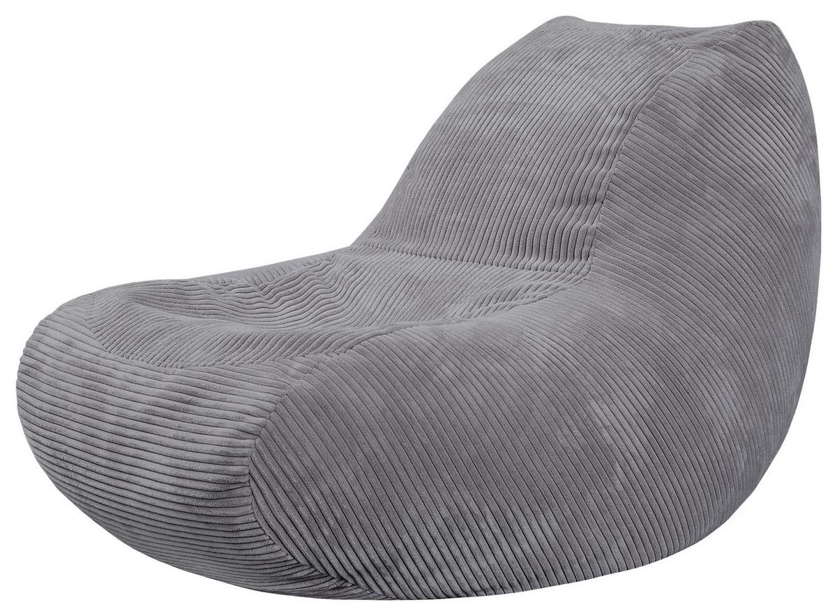 Vreča Za Sedenje Bob Lux, Siva - siva, Basics, tekstil (122/85/75cm) - Mömax