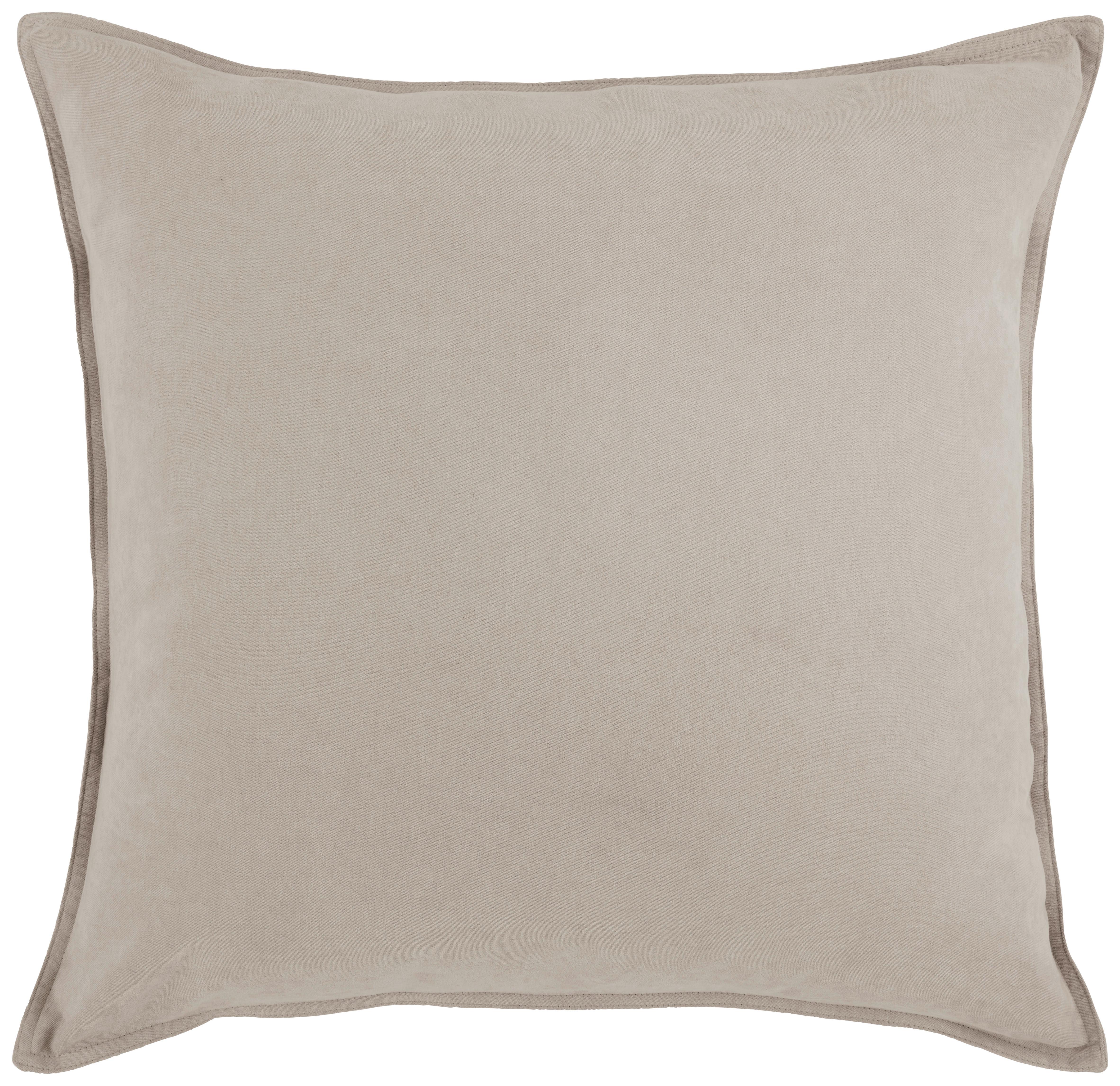 Zierkissen Nathi in Taupe ca. 60x60cm - Taupe, Konventionell (60/60cm) - Mömax