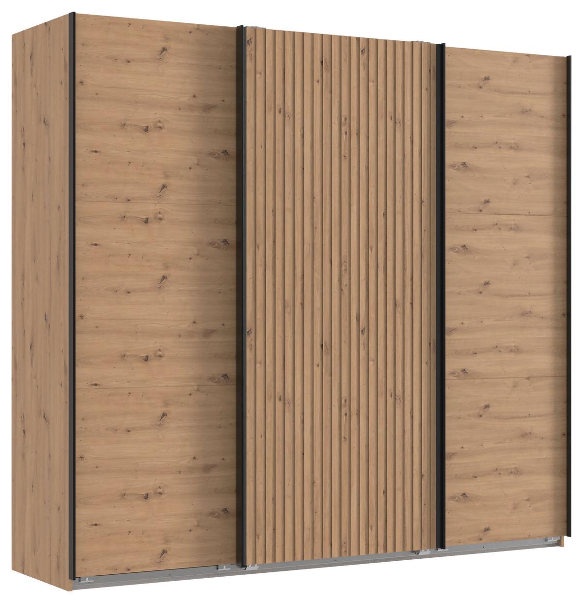 DULAP USI CULISANTE ANDORRA - stejar Artisan, Modern, material pe bază de lemn (250/216/65cm) - Modern Living