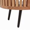 SOFFBORD MADDI - svart/naturfärgad, Lifestyle, metall/trä (80/40/40cm) - Mömax