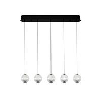 LAMPA WISZĄCA LED NEW YORK *DK* - przejrzysty, Design, tworzywo sztuczne/metal (84/11/150cm) - Dieter Knoll
