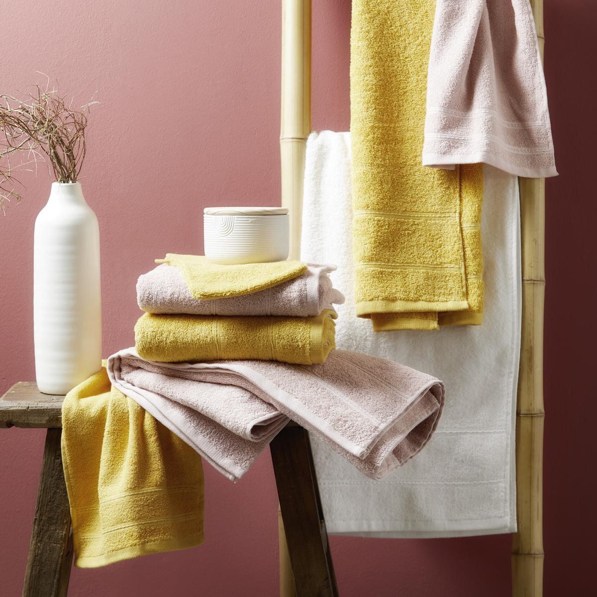 Handtuch Melanie in Gelb ca. 50x100cm - Gelb, Textil (50/100cm) - Modern Living