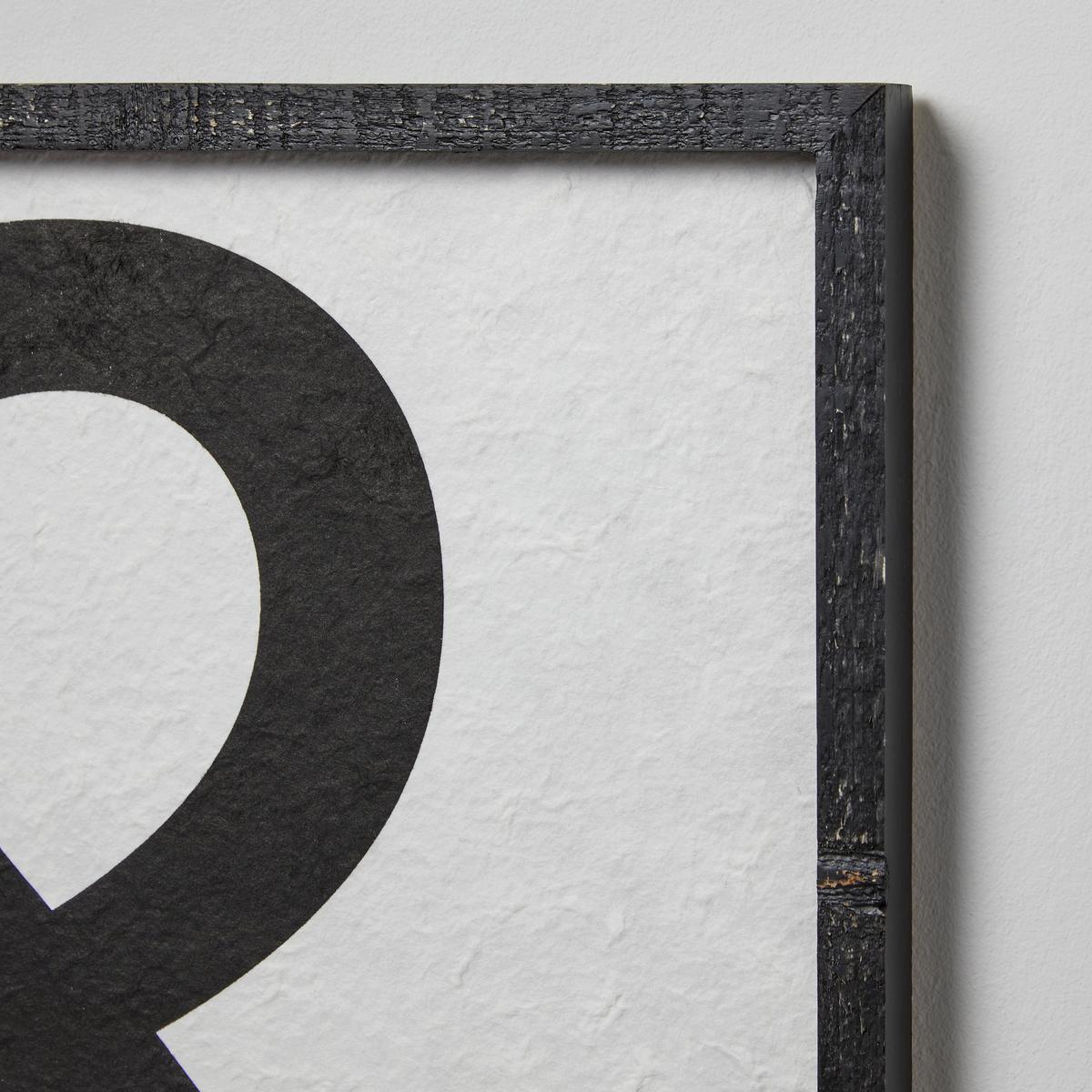 Kép Ila - fekete, Modern, faalapú anyag/fa (35/45/2,5cm) - Bessagi Home