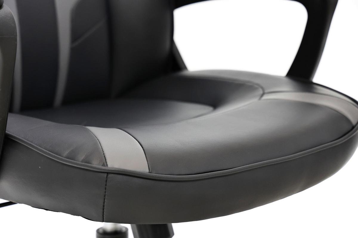 DREHSTUHL ZORA - Weiss/Schwarz, Modern, Kunststoff/Textil (60/113-123/73cm) - Mömax