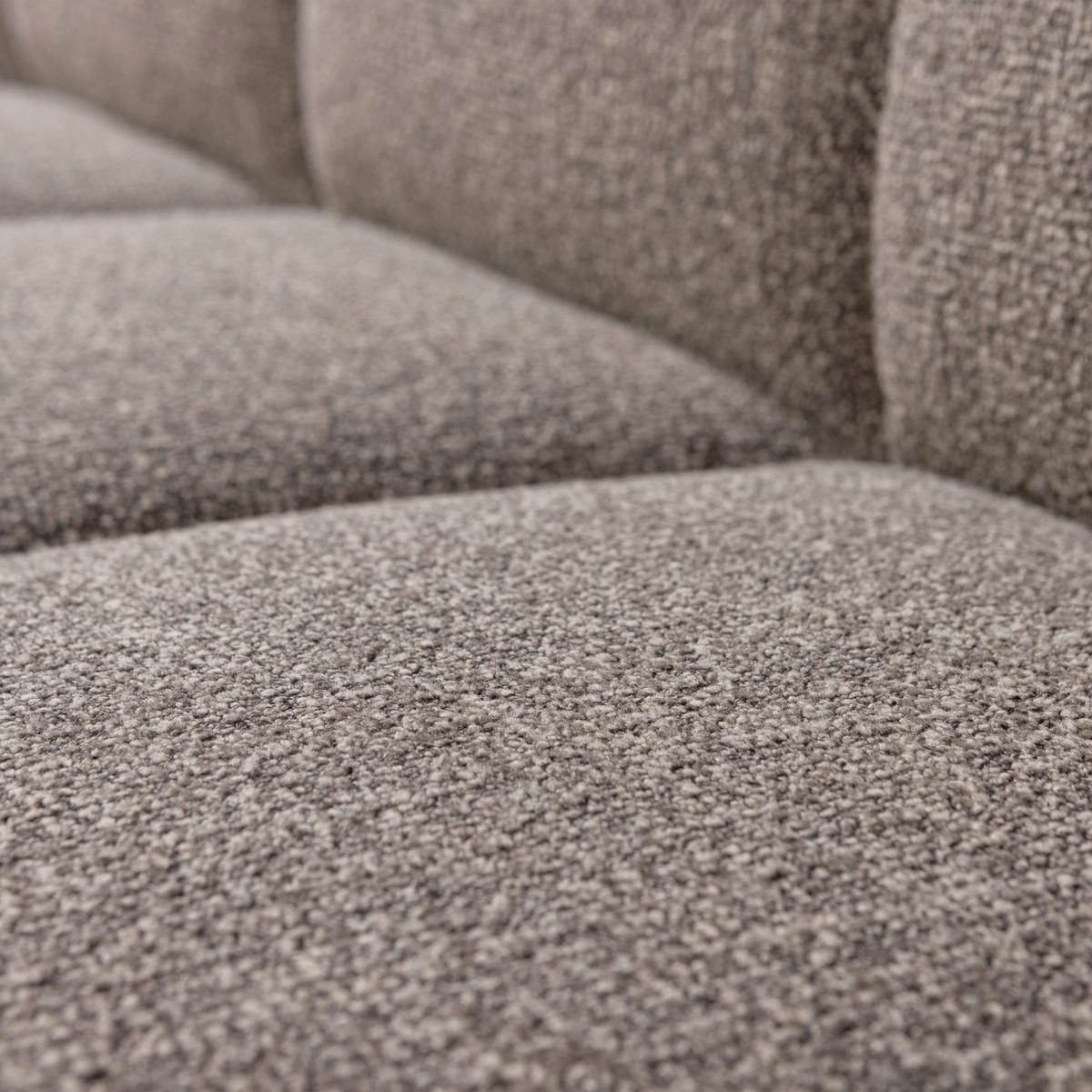 Sitzbank Mojo Braun B: 164cm - Schwarz/Braun, MODERN, Kunststoff/Textil (164/83/73cm) - Livetastic