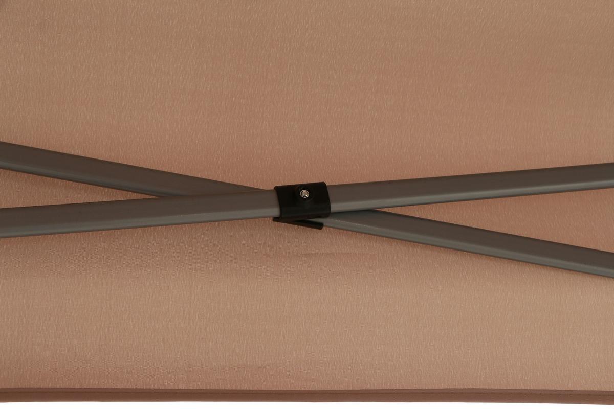 Pavillon L30551 450x300 cm Seitenteilen + UV-beständig - Taupe, KONVENTIONELL, Textil (450/330/300cm) - Siena Garden