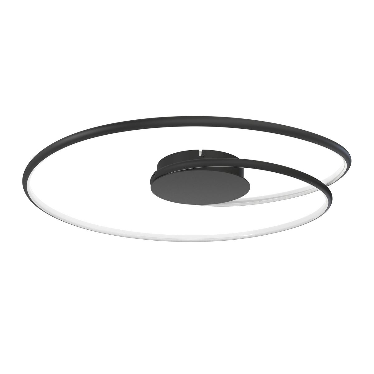 LAMPA SUFITOWA LED BIRMINGHAM *SBN* - czarny, Lifestyle, tworzywo sztuczne/metal (67/10cm) - Novel