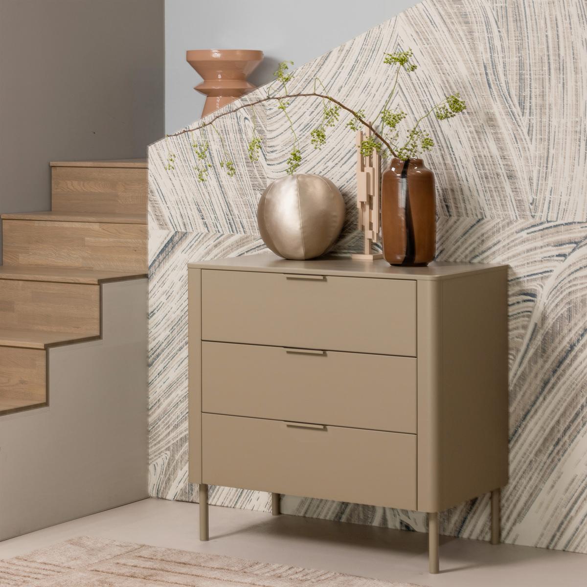 Pouf Rodeo Naturfarben B: 30cm - Naturfarben, Design, Textil (30/30/30cm) - Livetastic