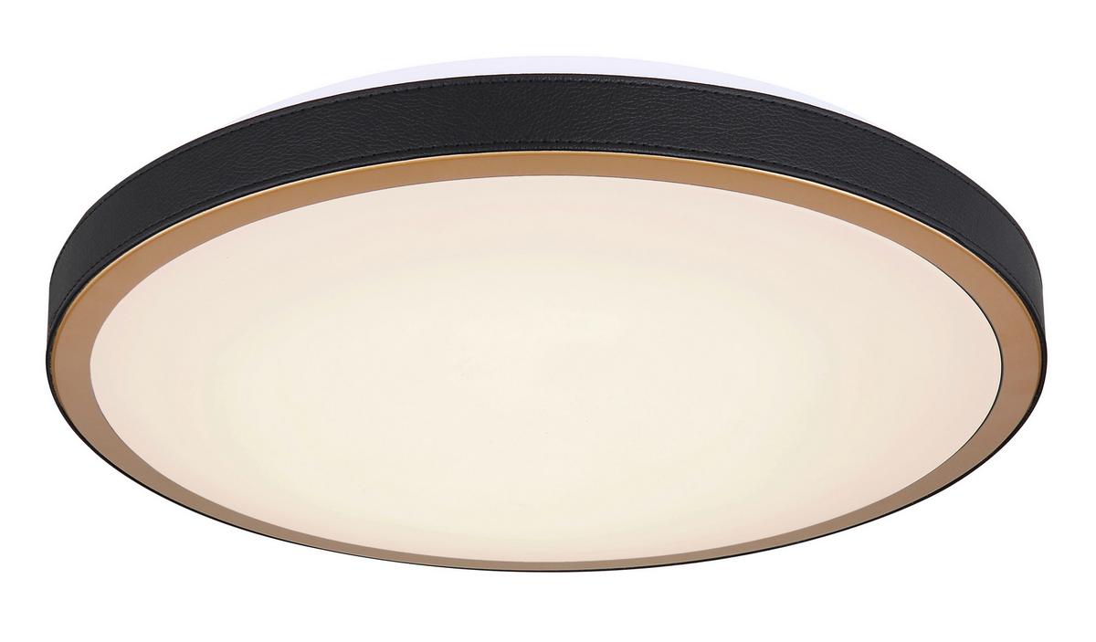 Stropna Led-svetilka Sammi, S Sijalko - črna/bela, Basics, kovina/umetna masa (42/9,5cm) - Globo