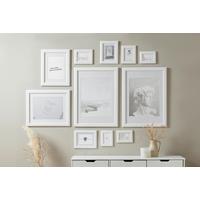 Bilderrahmen Provence ca. 18x24cm - Weiss, Romantik / Landhaus, Glas/Holz (18/24cm) - Modern Living