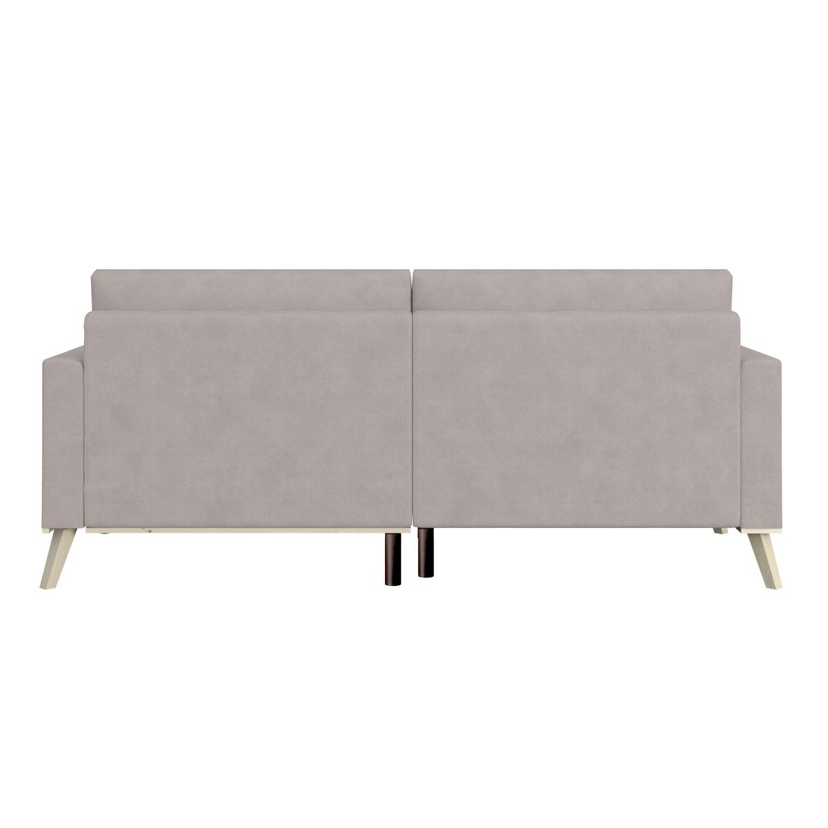 Kutna Garnitura Carini - boje hrasta/krem, Basics, tekstil/drvo (222/152cm) - Modern Living