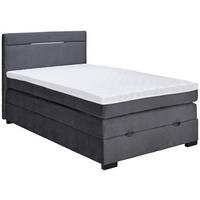 Boxspring Krevet Tommy - boje grafita/tamno siva, Moderno, drvni materijal/tekstil (120/200cm) - Modern Living