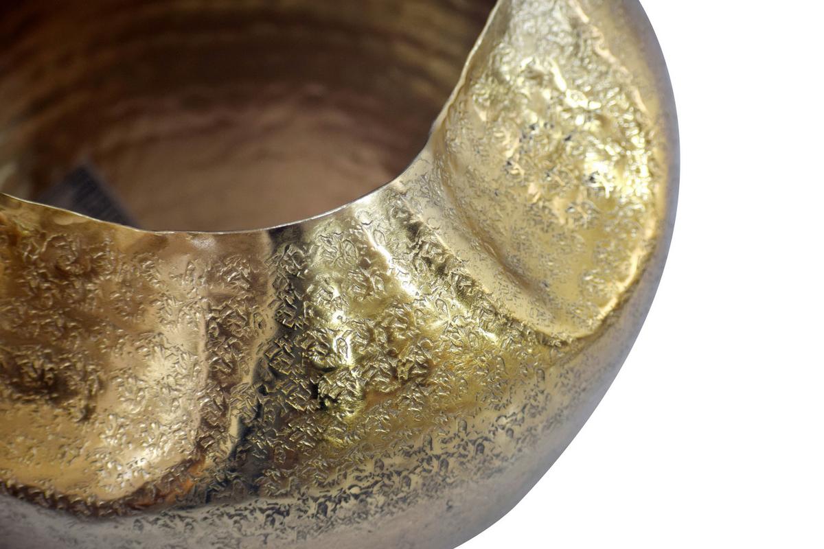 Vase Wl7.551 - Goldfarben, Design, Metall (30/21cm) - MID.YOU