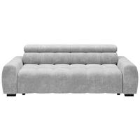 Velika Sofa Bull - crna/sivo-bež, Trend, tekstil/plastika (248/77-97/108cm) - Luca Bessoni