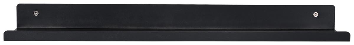 PÓŁKA NA ZDJĘCIA MANDY - czarny, Basics, metal (50/4/10cm) - Xora