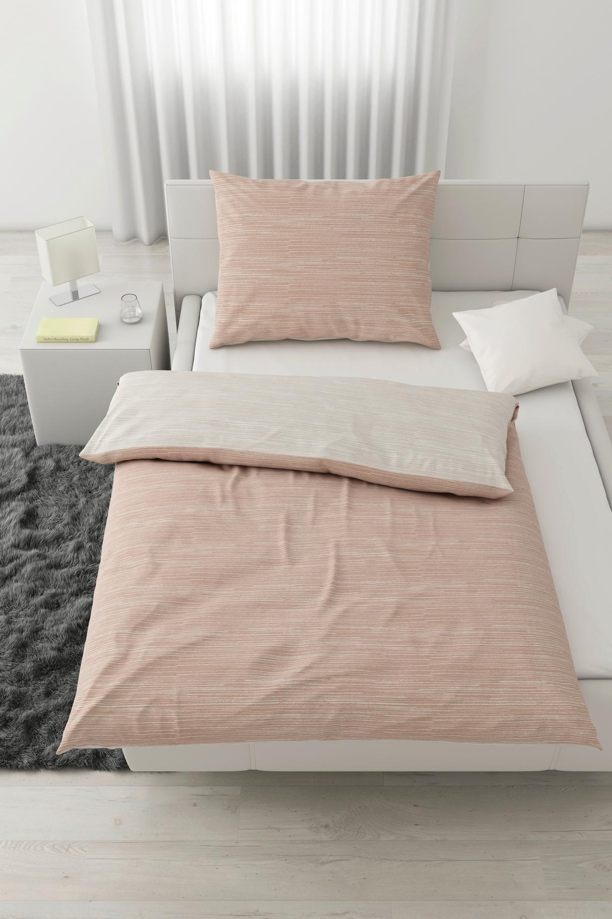 Bettwäsche Matthias Wende in Natur/Beige ca. 160x210cm - Beige/Naturfarben, Modern, Textil (160/210cm) - Modern Living