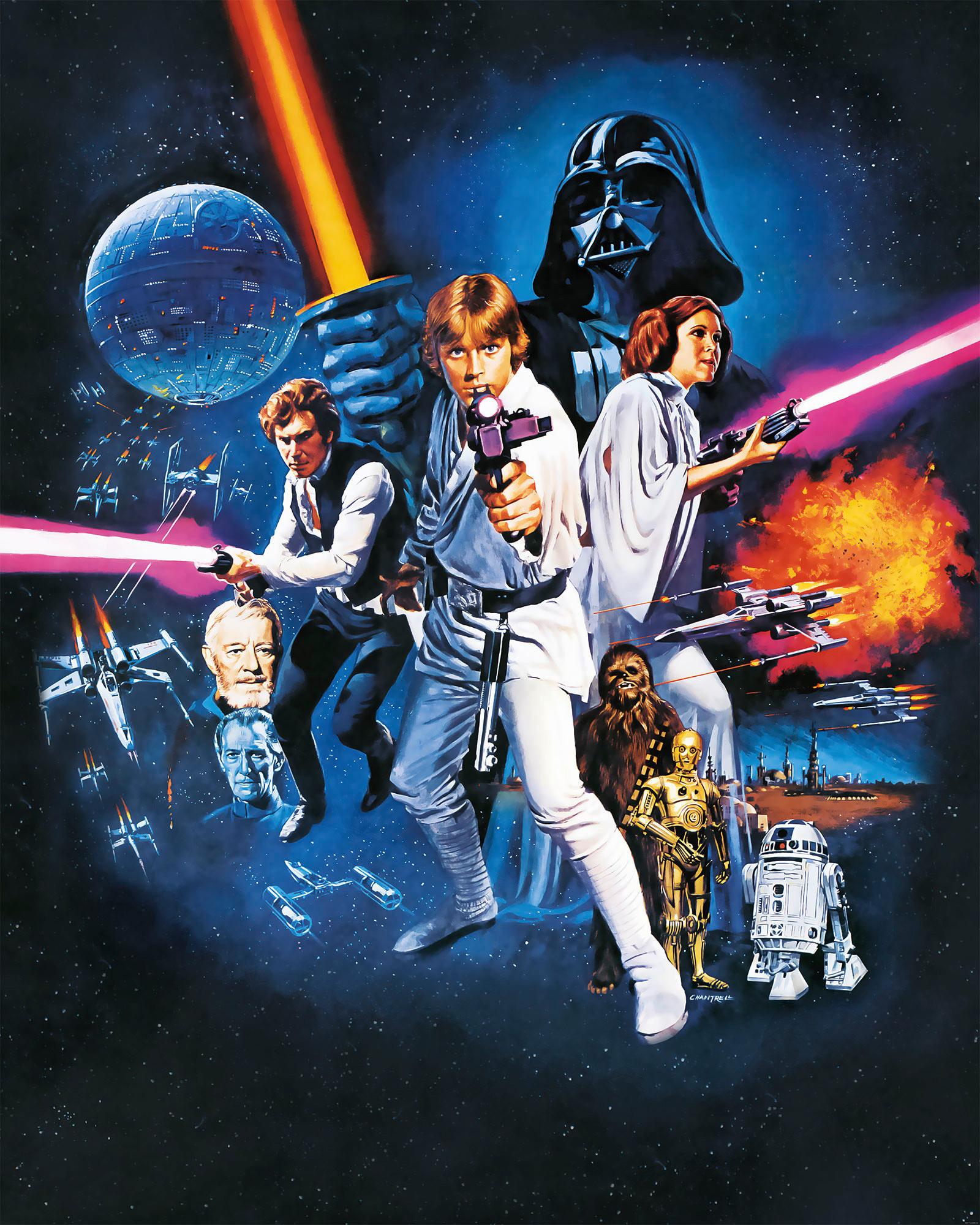 Vliestapete Star Wars Poster Classic 1 ca. 200x250cm - Multicolor, Basics (200/250cm) - Komar