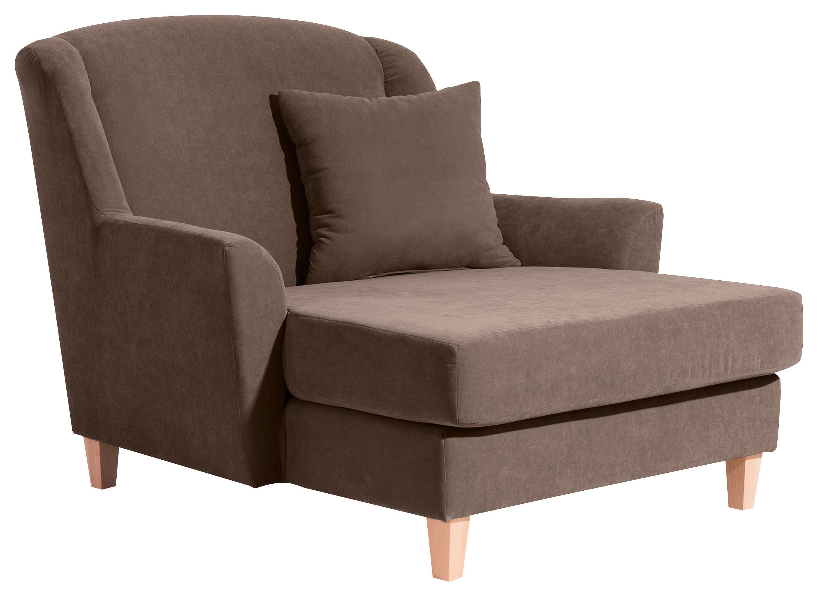 XXL-SESSEL JUDITH - Naturfarben/Sahara, MODERN, Holz/Holzwerkstoff (136/107/142cm) - Max Winzer