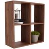 Zidna Polica Alex - boje hrasta, Moderno, drvo (60/60/18cm) - Best Price