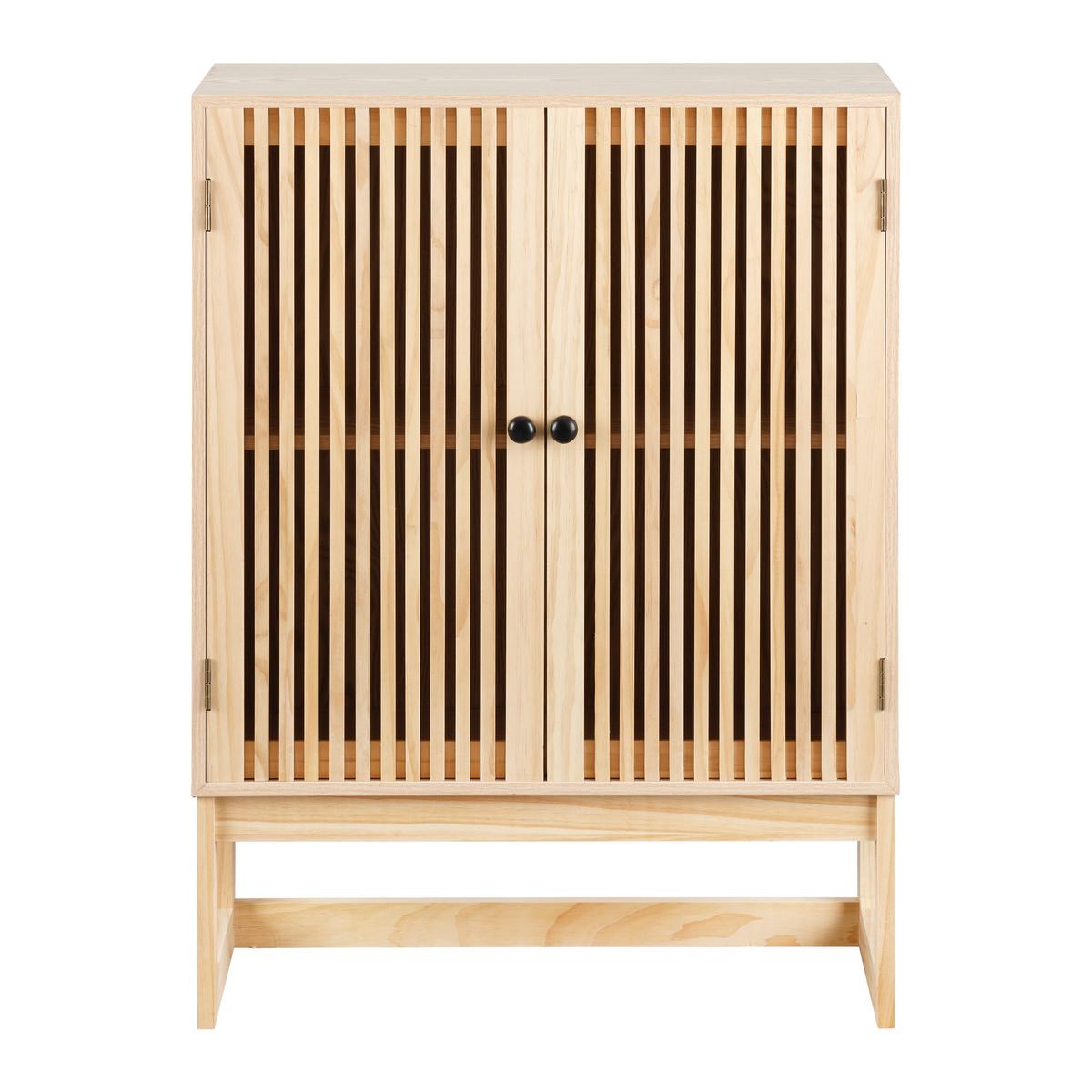 Comodă COSMA - culoare lemn pin/culoare natur, Modern, lemn/material pe bază de lemn (60/80/28cm) - Zandiara