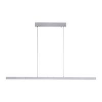 LAMPA WISZĄCA LED 2598-95 ADRIANA - kolor aluminiowy, Design, tworzywo sztuczne/metal (179/55/150cm) - Paul Neuhaus