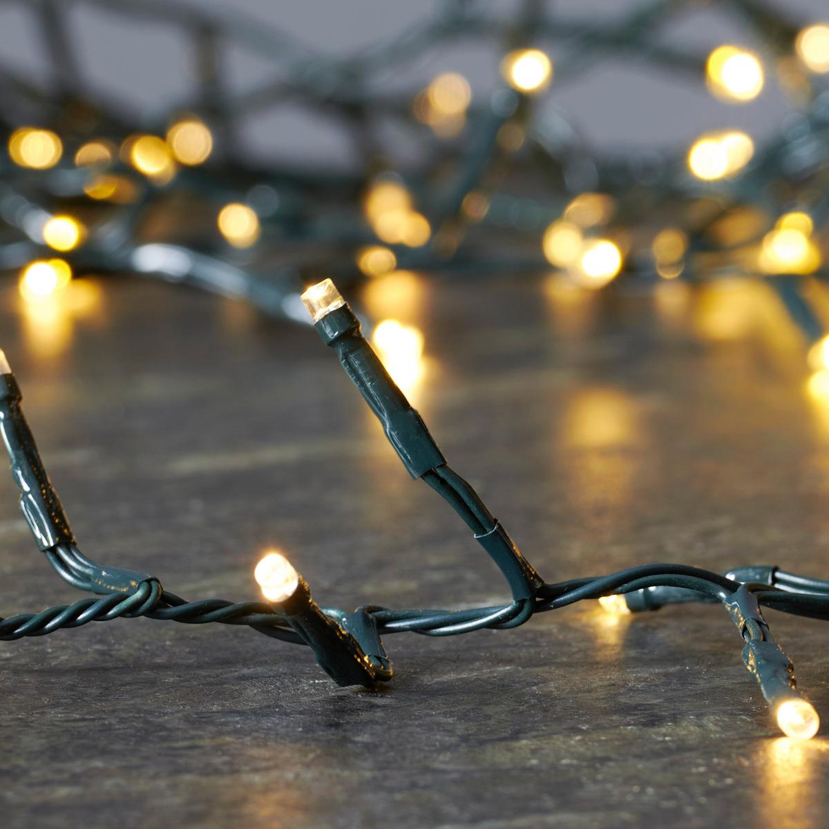 Fényfüzér Meri 19,5m - zöld, Konventionell, műanyag (1950cm) - Premium Living