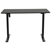 Radni Stol Emil 2 - crna, Moderno, drvni materijal/metal (120/118/60cm) - Modern Living