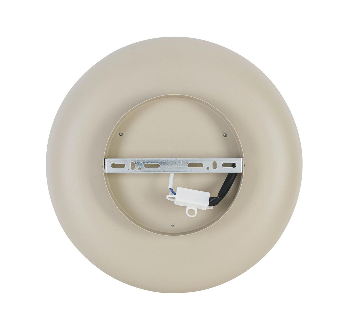 Plafonieră cu LED Mike - alb/nisipiu, Modern, plastic/metal (35/11cm) - Mömax