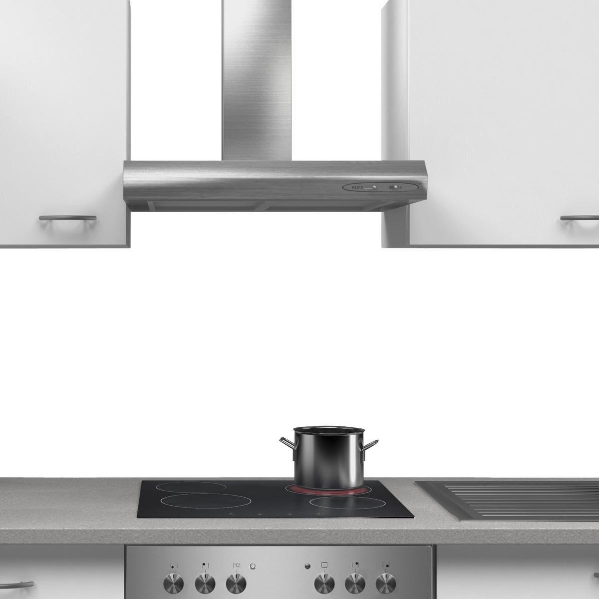 Kuhinjski Blok Z Aparati Wito, Bela - barve nerjavečega jekla/bela, Moderno, umetna masa/leseni material (300cm) - FlexWell