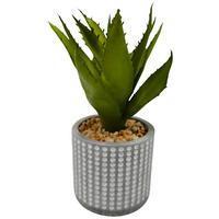 Biljka Umjetna Megi - siva/zelena, Moderno, kamen/plastika (9,5/18cm) - Mömax