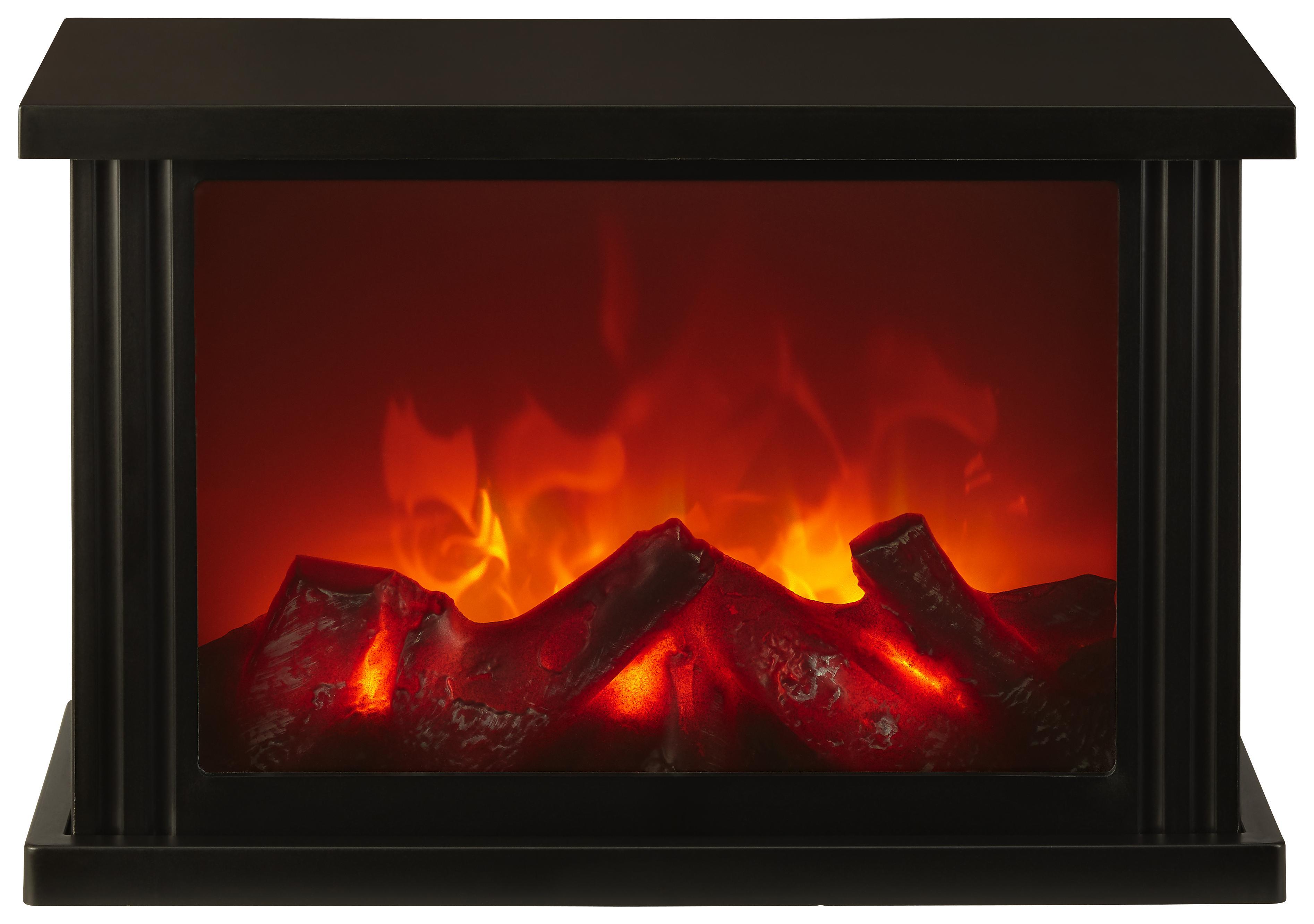 Laterne in Schwarz - Schwarz, Glas/Kunststoff (30/11.5/20cm)