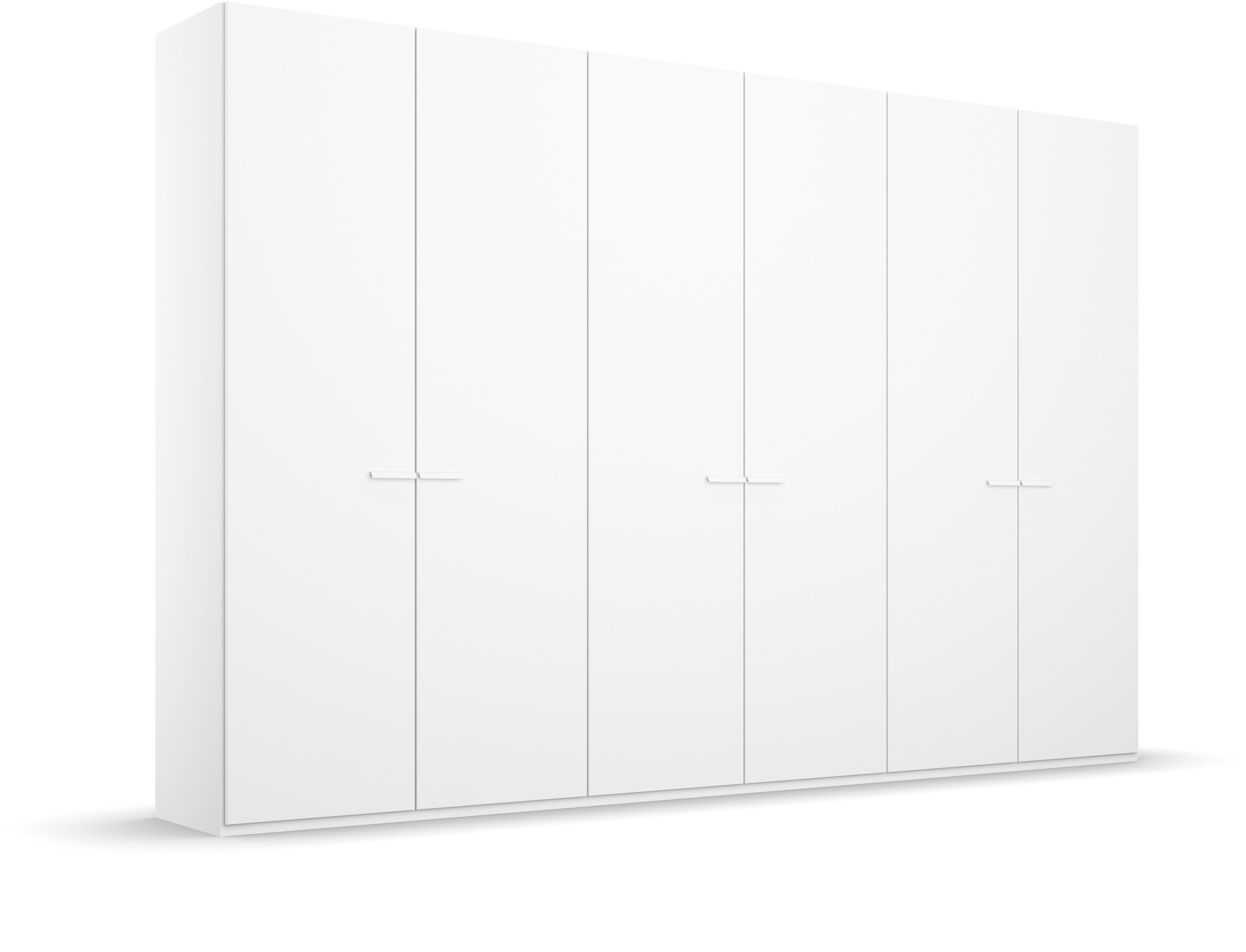 Omara S Klasičnimi Vrati Skat Classic, Bela - bela, Trend, kovina/leseni material (301/235/60cm) - Novel