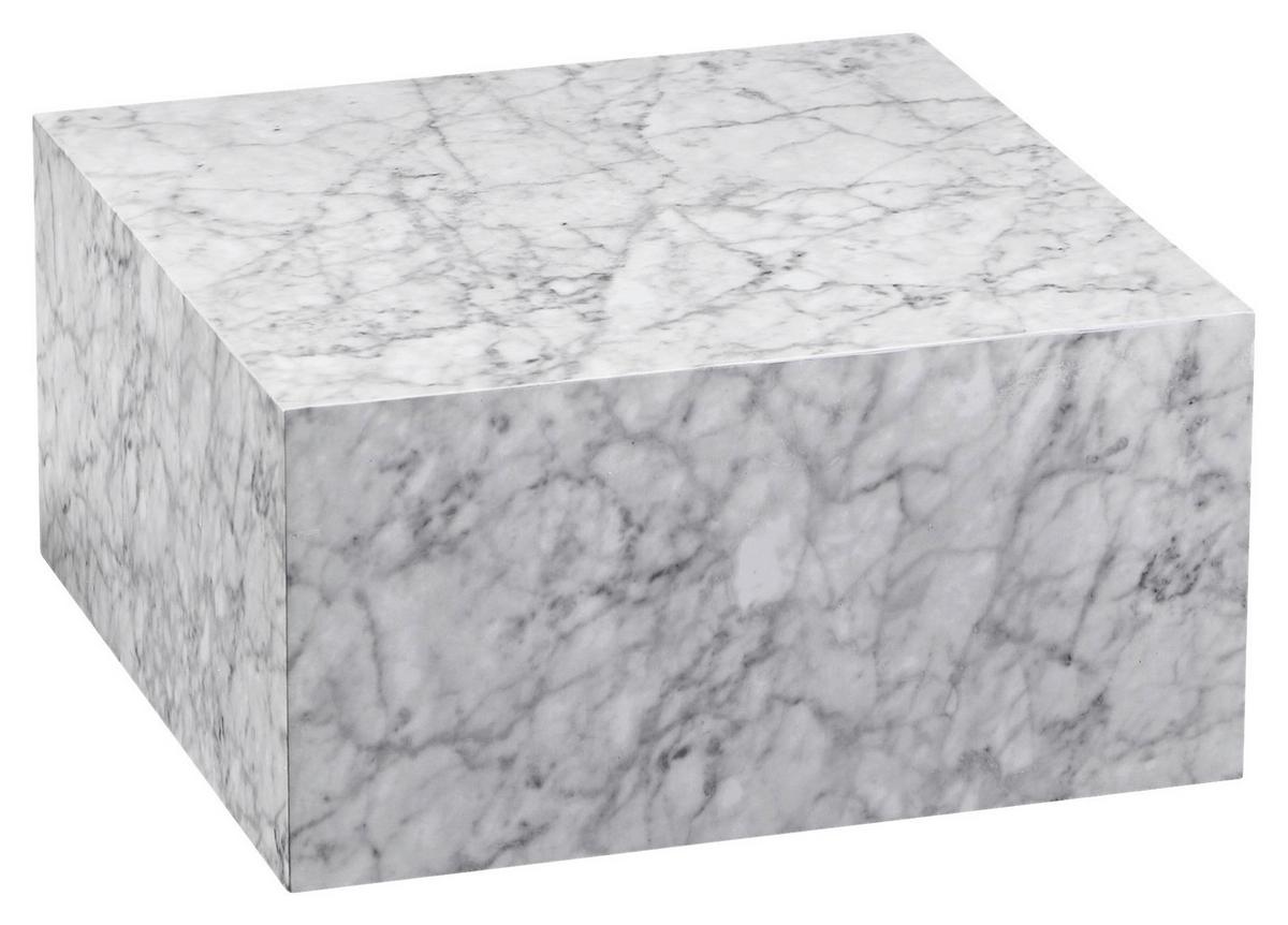 Dohányzóasztal Mid.you - fehér, Modern, faalapú anyag (60/60/30cm) - MID.YOU