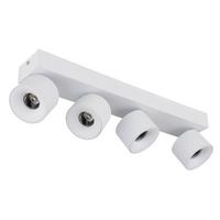 Led Reflektor Bijela Boja - bijela/prozirno, Design, metal/plastika (45,5/7,2/12cm) - Globo