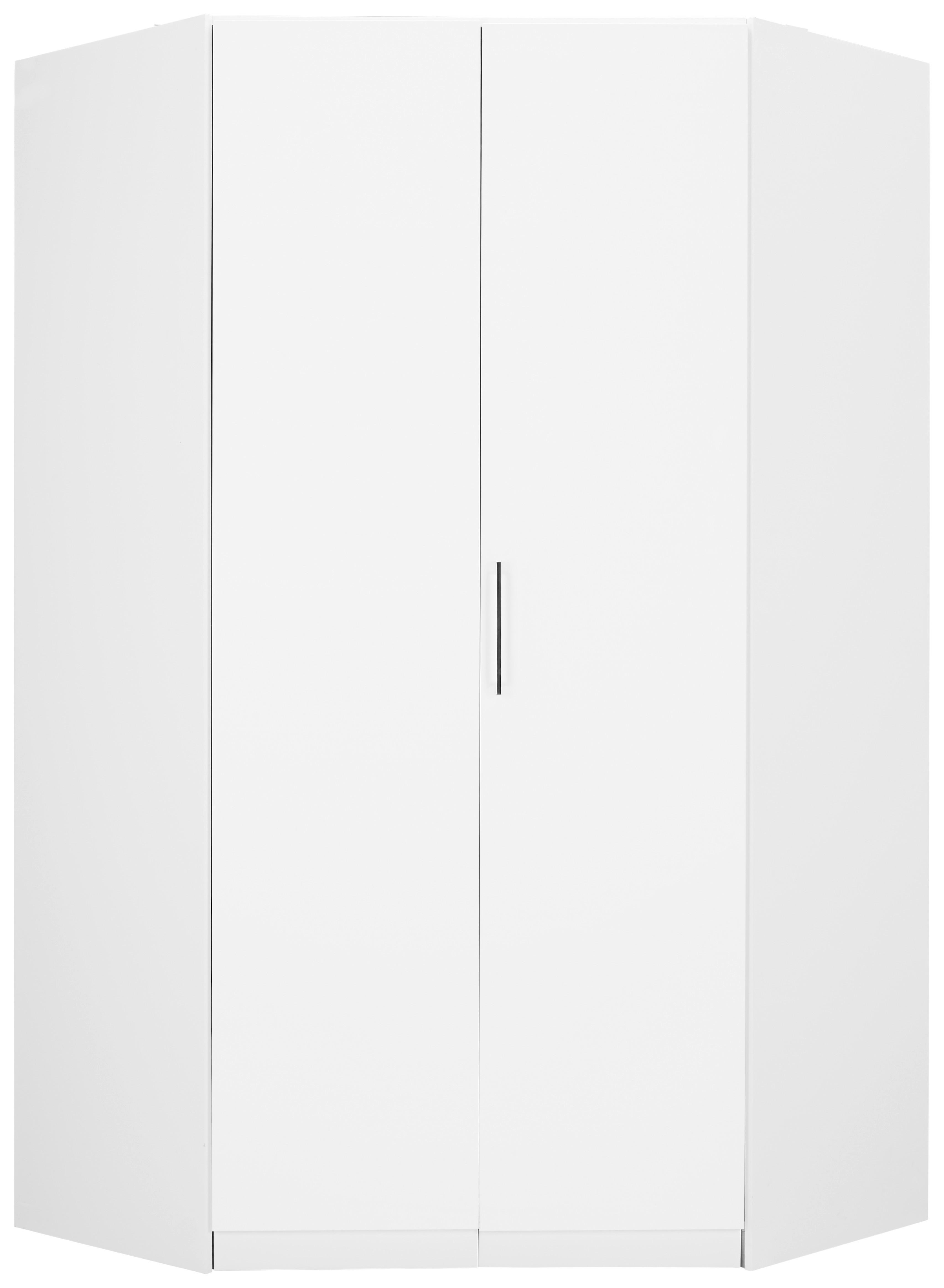 Eckschrank In Weiss - Konventionell, Holzwerkstoff/Kunststoff (119/210/54cm) - Mömax
