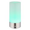 BORDSLAMPA KLEIN - opal/nickelfärgad, Klassisk, metall/plast (8,8/19cm) - Mömax